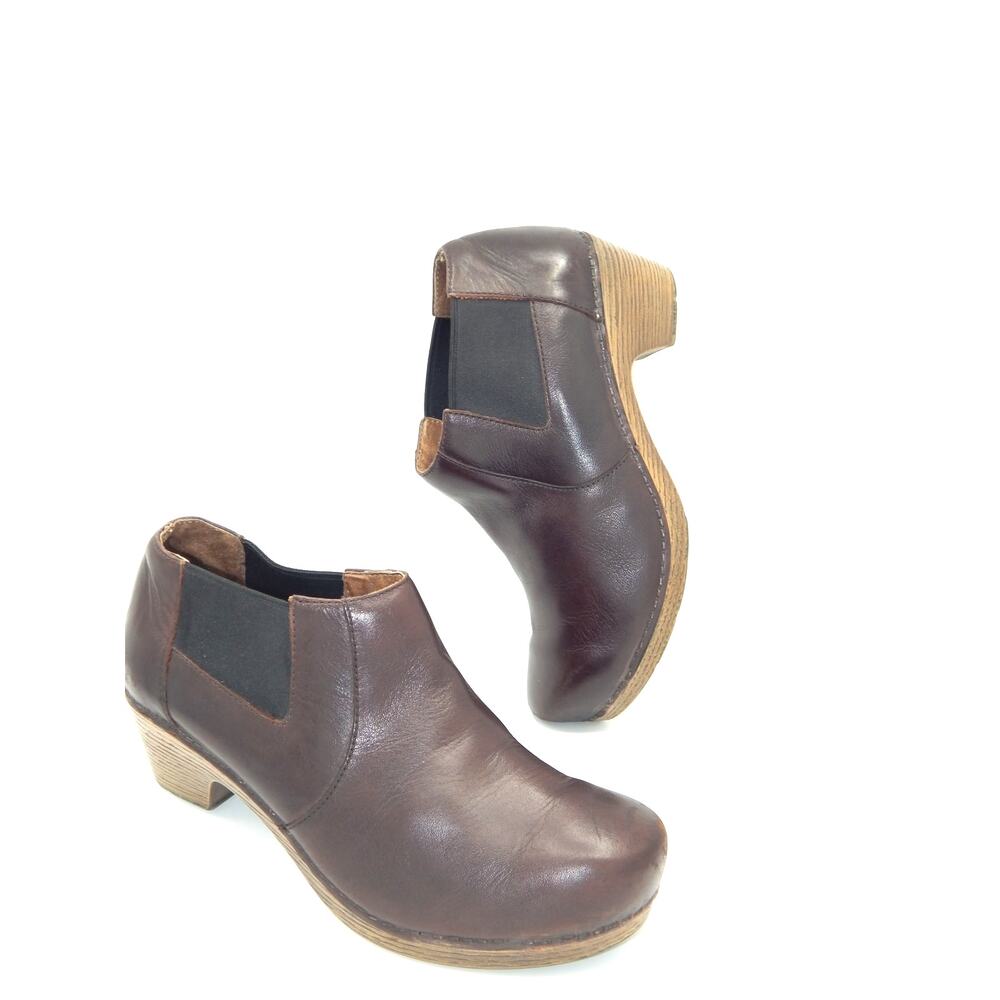 Dansko Brown Leather Clog Size 41